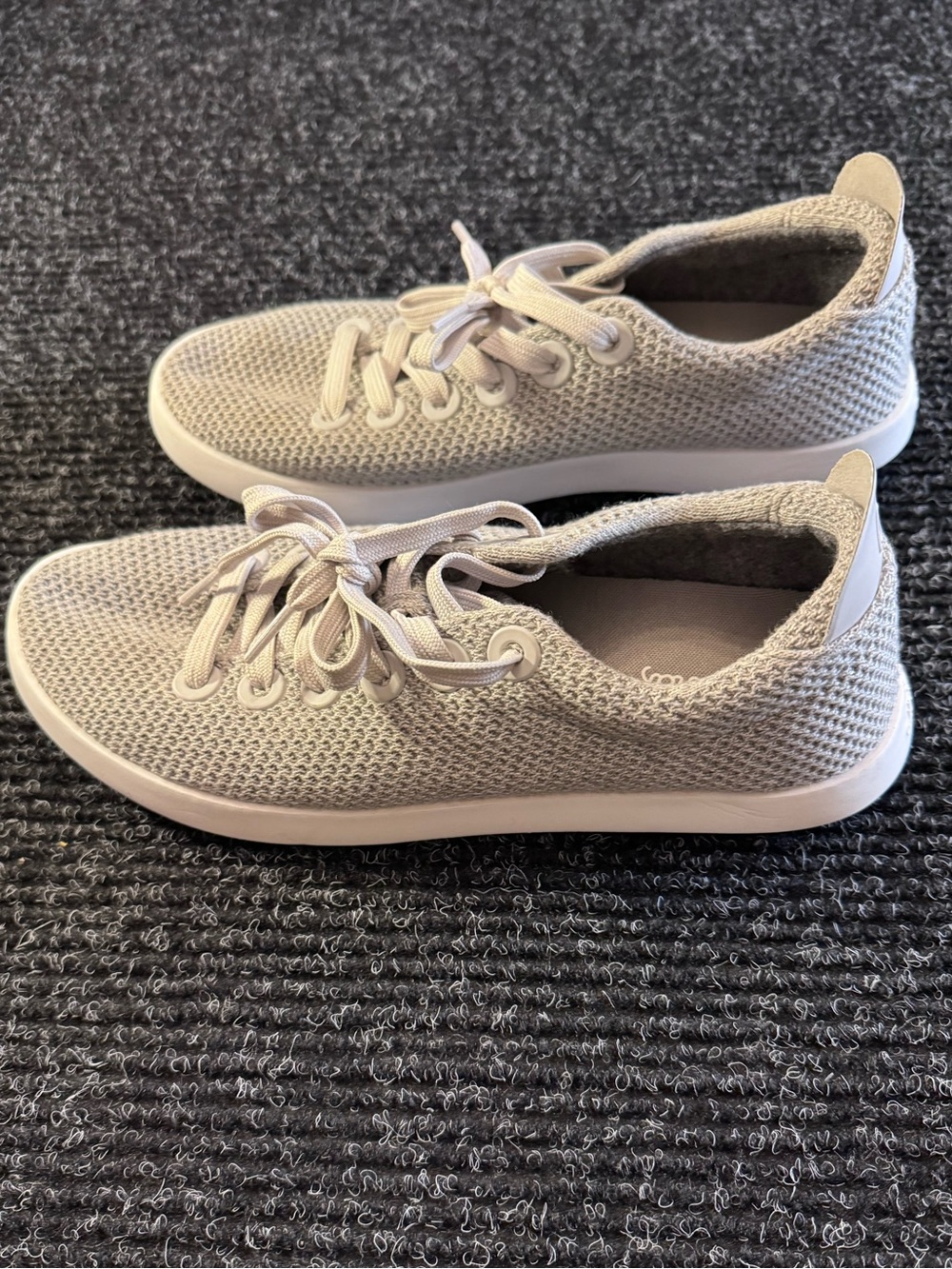 Allbirds Women Tree Pipers Sneakers Gym Shoes Grey Machine Washable Sz 9 Comfy